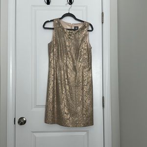 Vince Camuto gold dress. Wore once